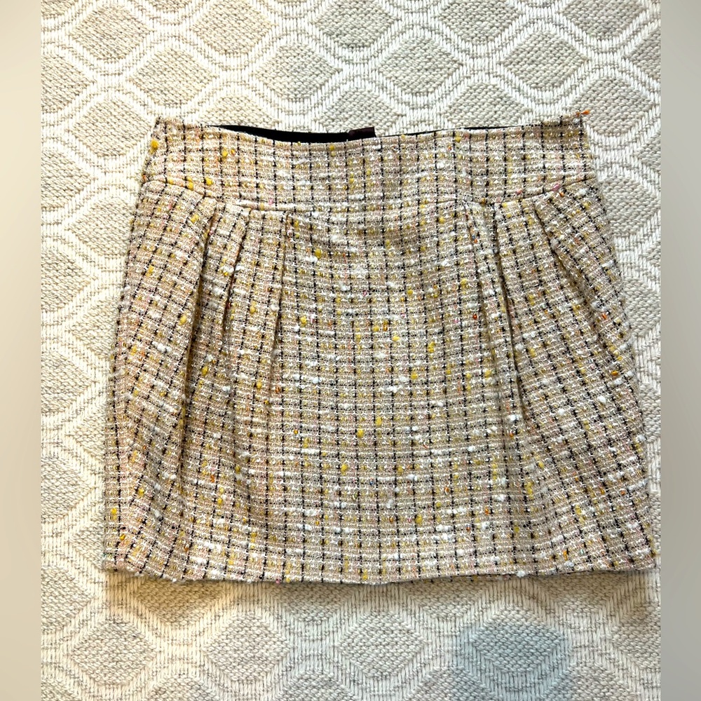 Tory Burch Tweed Mini Bubble Skirt, Size 4
